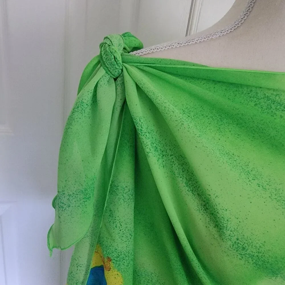 AJ Tropics Scarf Wrap Cover-up‎ Dress Tropical Fish Wrap Colorful Summer NWT